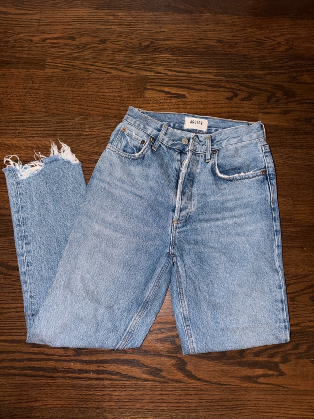 Agolde Jeans - Riley Crop Straight Leg